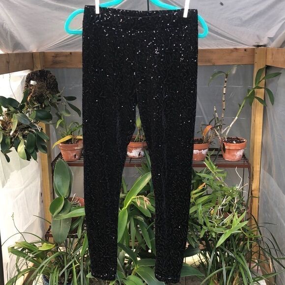 Fancy pants S MeMoi sequin leggings. - Picture 1 of 8
